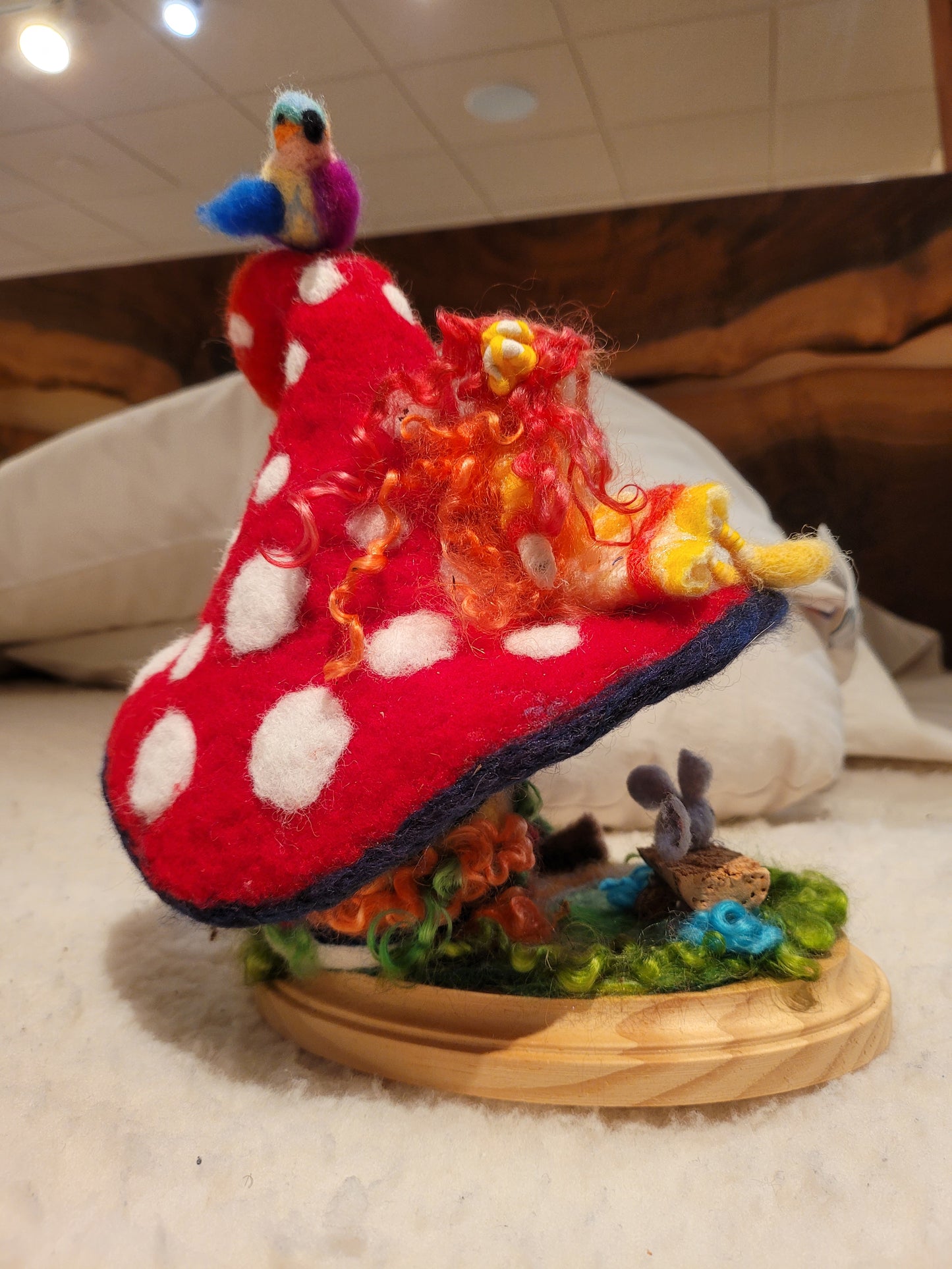 Mushroom fairy house