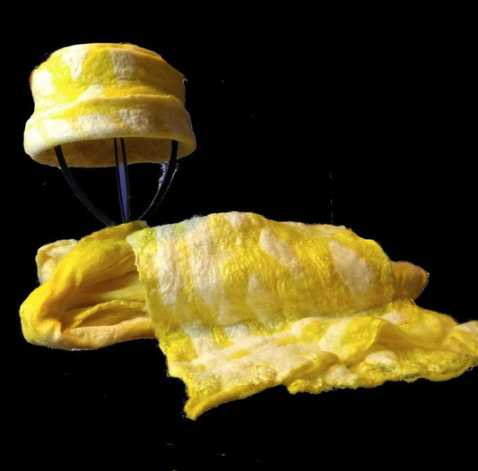 Lemon Butter Hat & Scarf