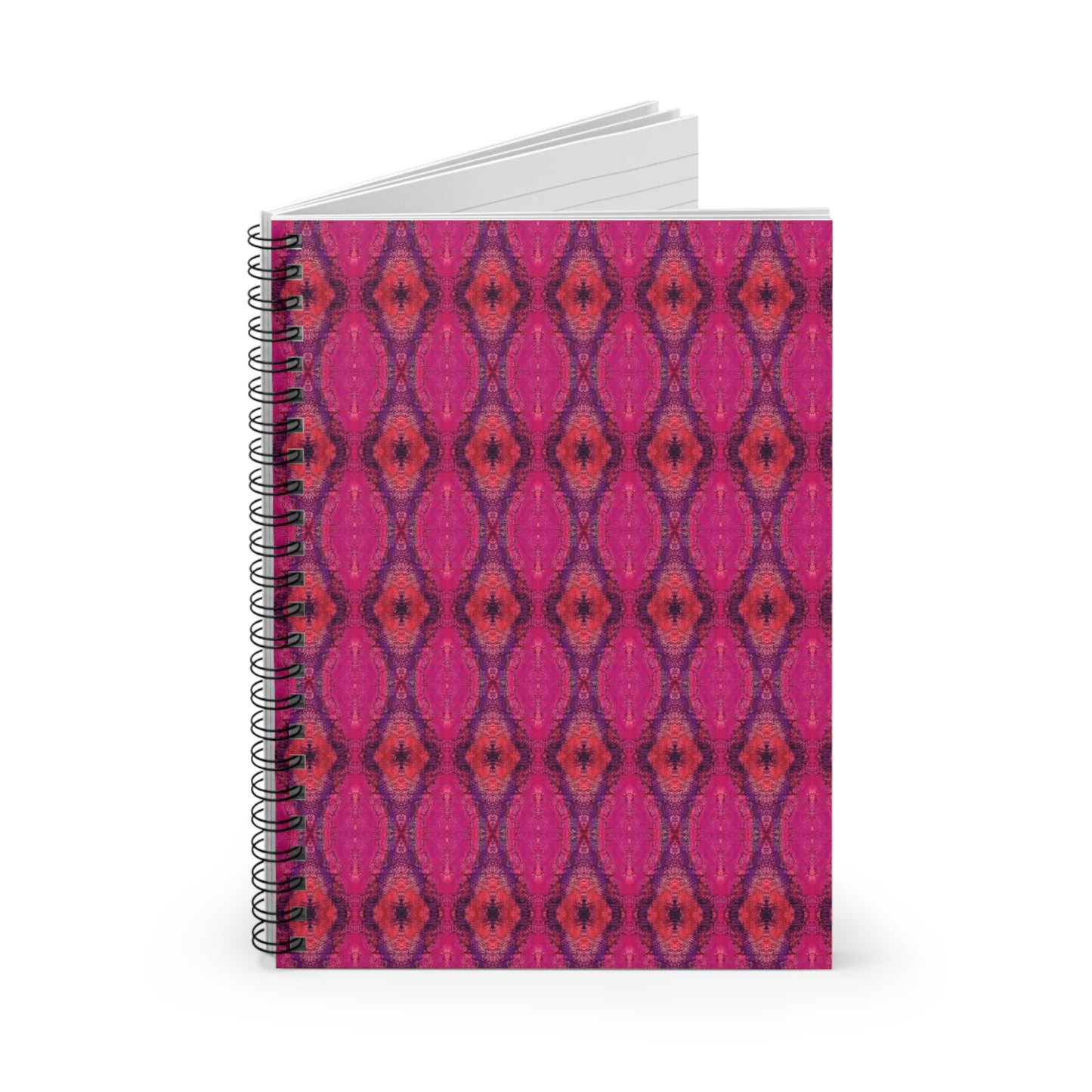 Magenta Daze, Hypnotic Pink Spiral Notebook - Ruled Line