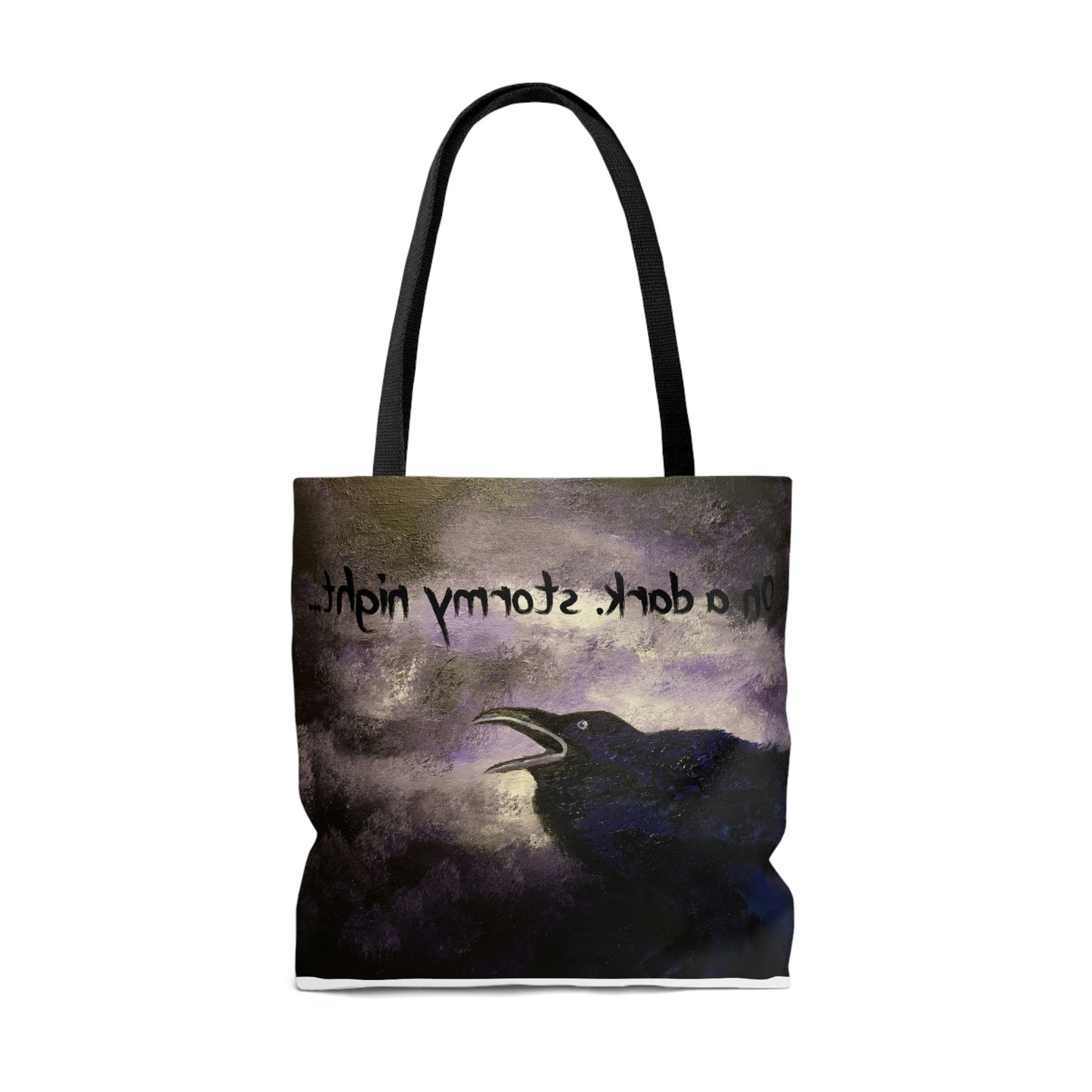 On a dark, stormy night AOP Tote Bag