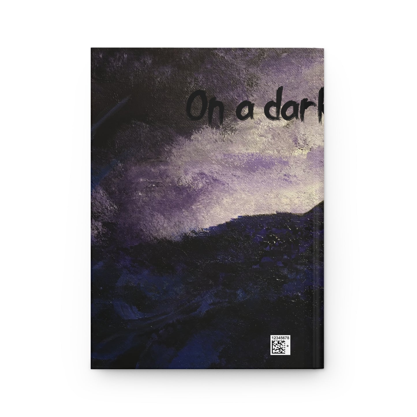 On a Dark, Stormy Night Hardcover Journal Matte