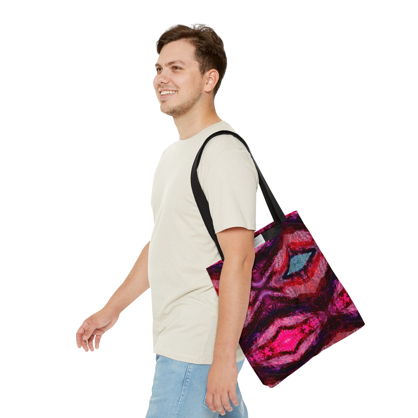 Purple Geode Tote Bag (AOP)
