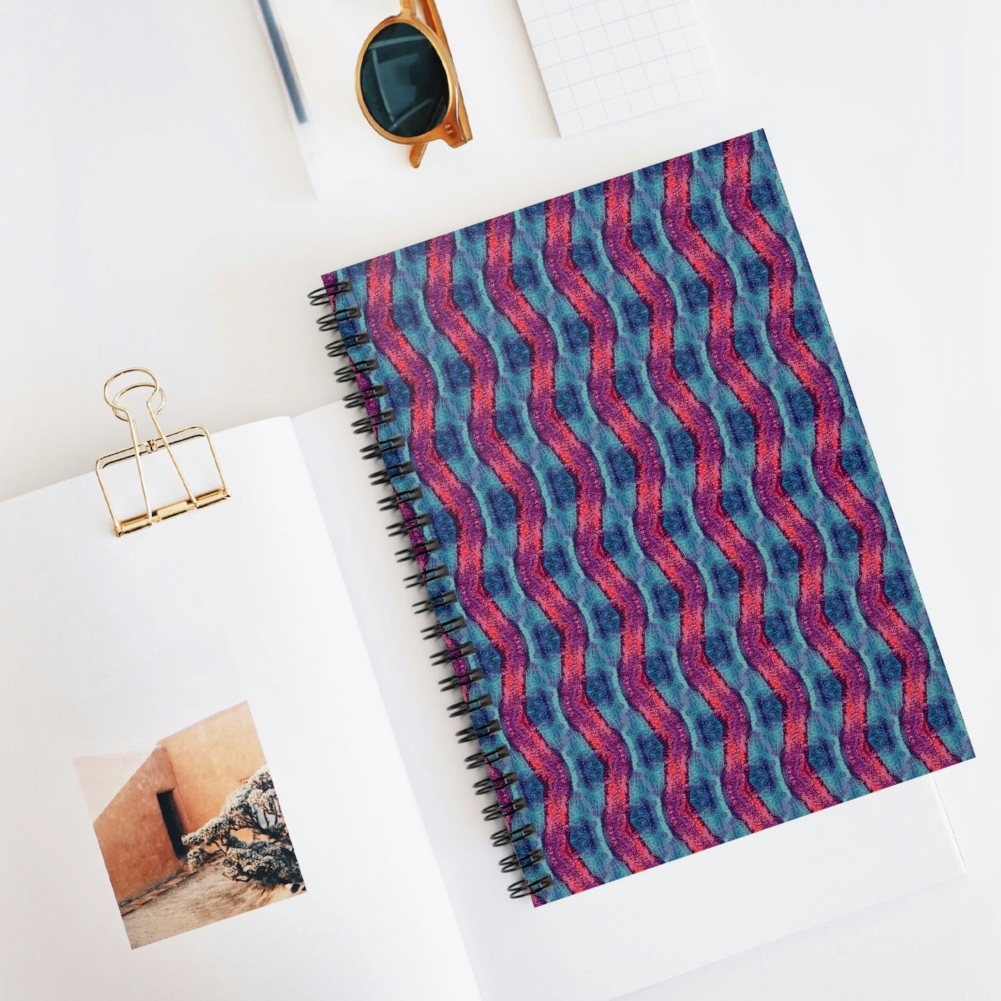 Magenta Daze Spiral Notebook - Ruled Line