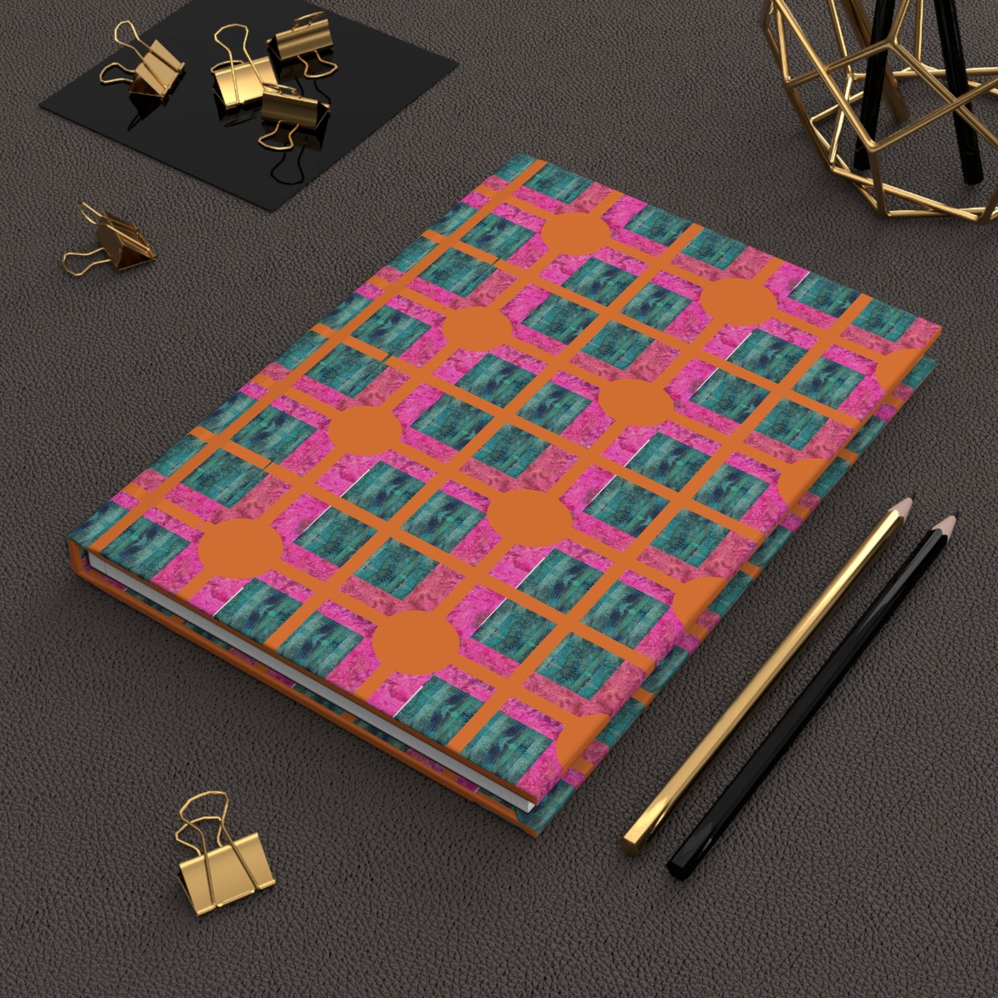 Optical illusion Hardcover Journal Matte