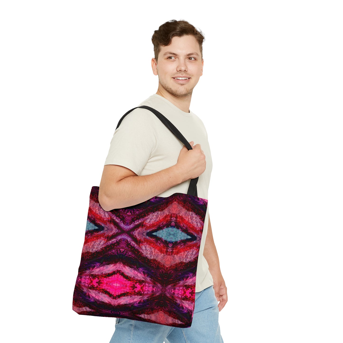 Purple Geode Tote Bag (AOP)