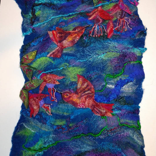 Hummingbirds & Fuschias