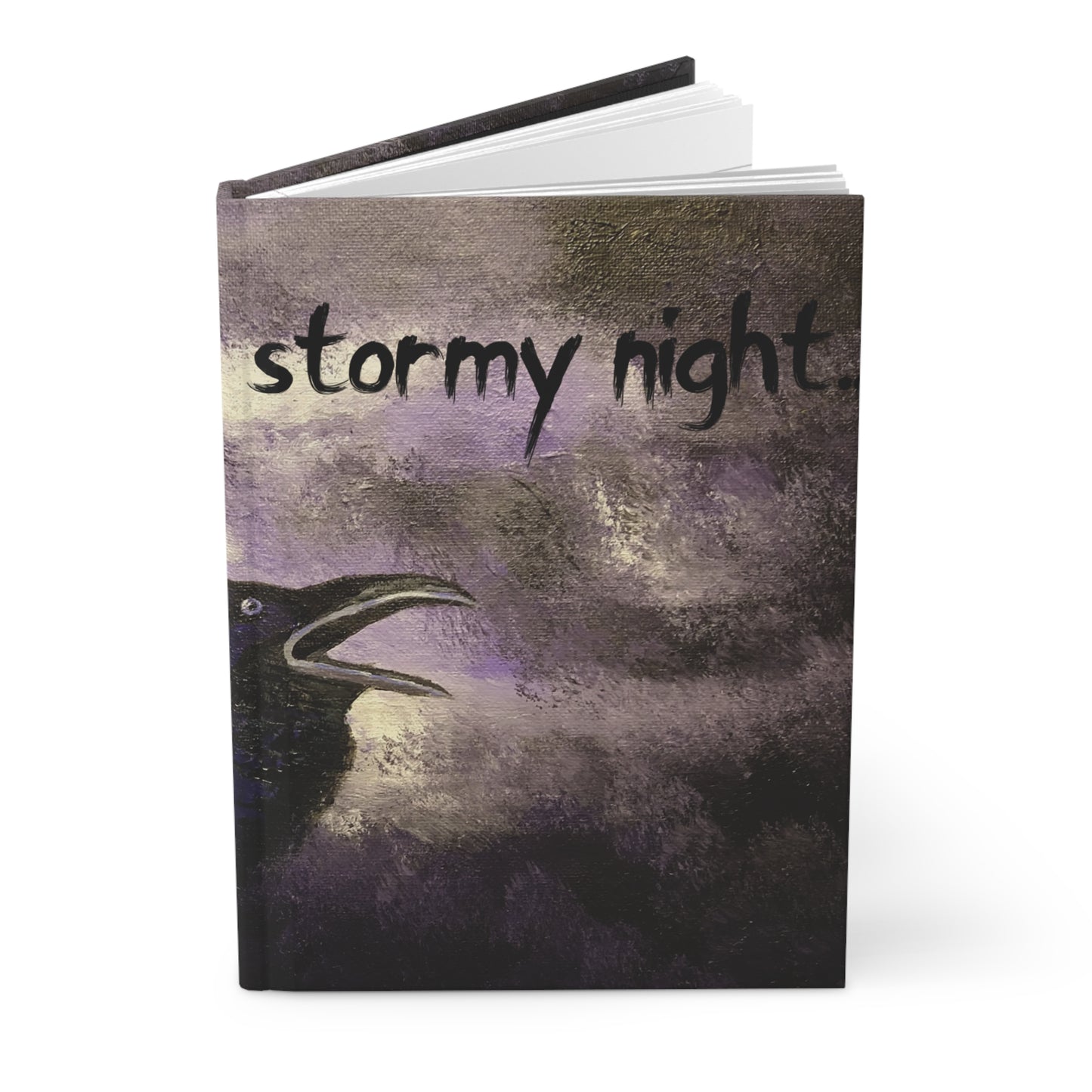 On a Dark, Stormy Night Hardcover Journal Matte