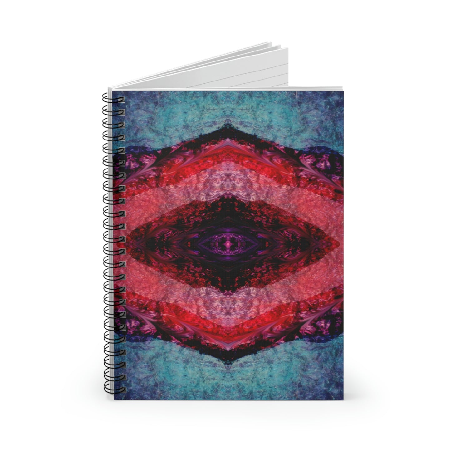 Purple Geode Spiral Notebook - Ruled Line