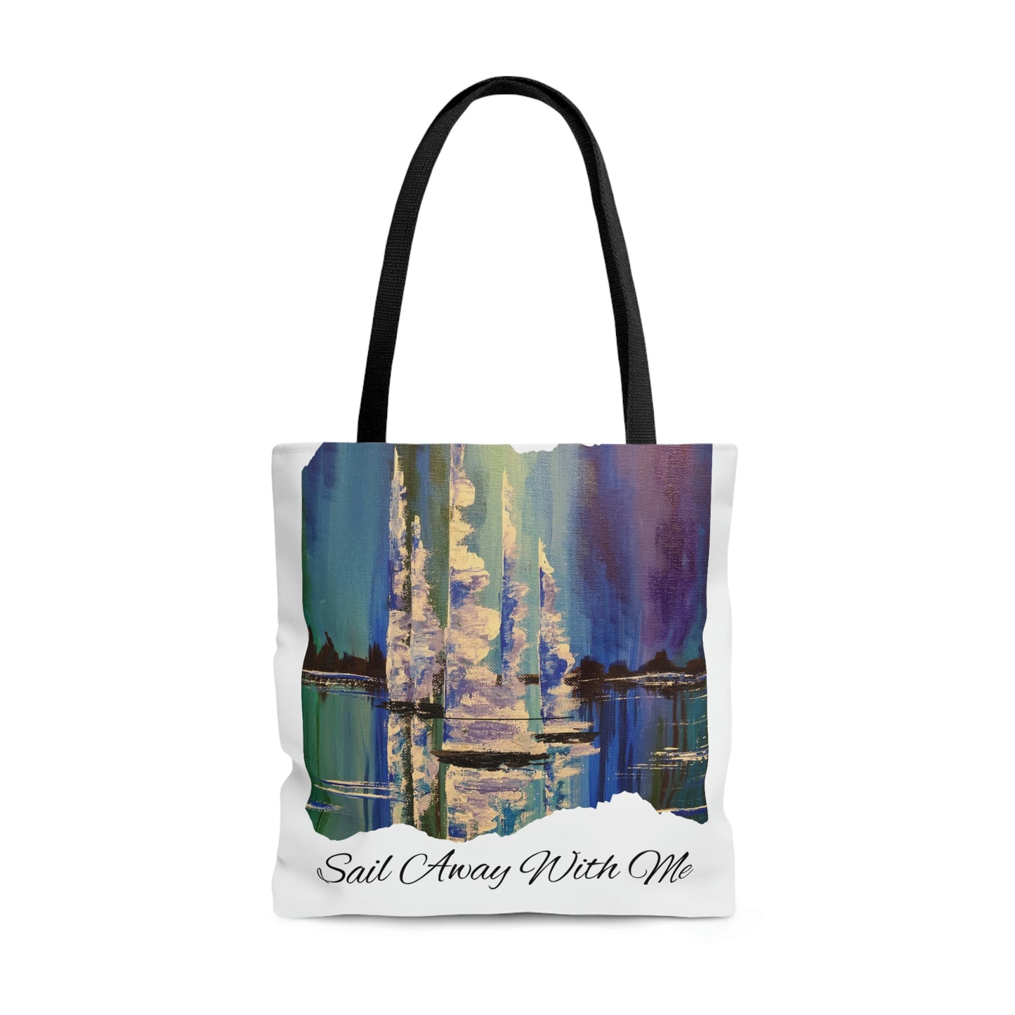Sail Away With Me AOP Tote Bag