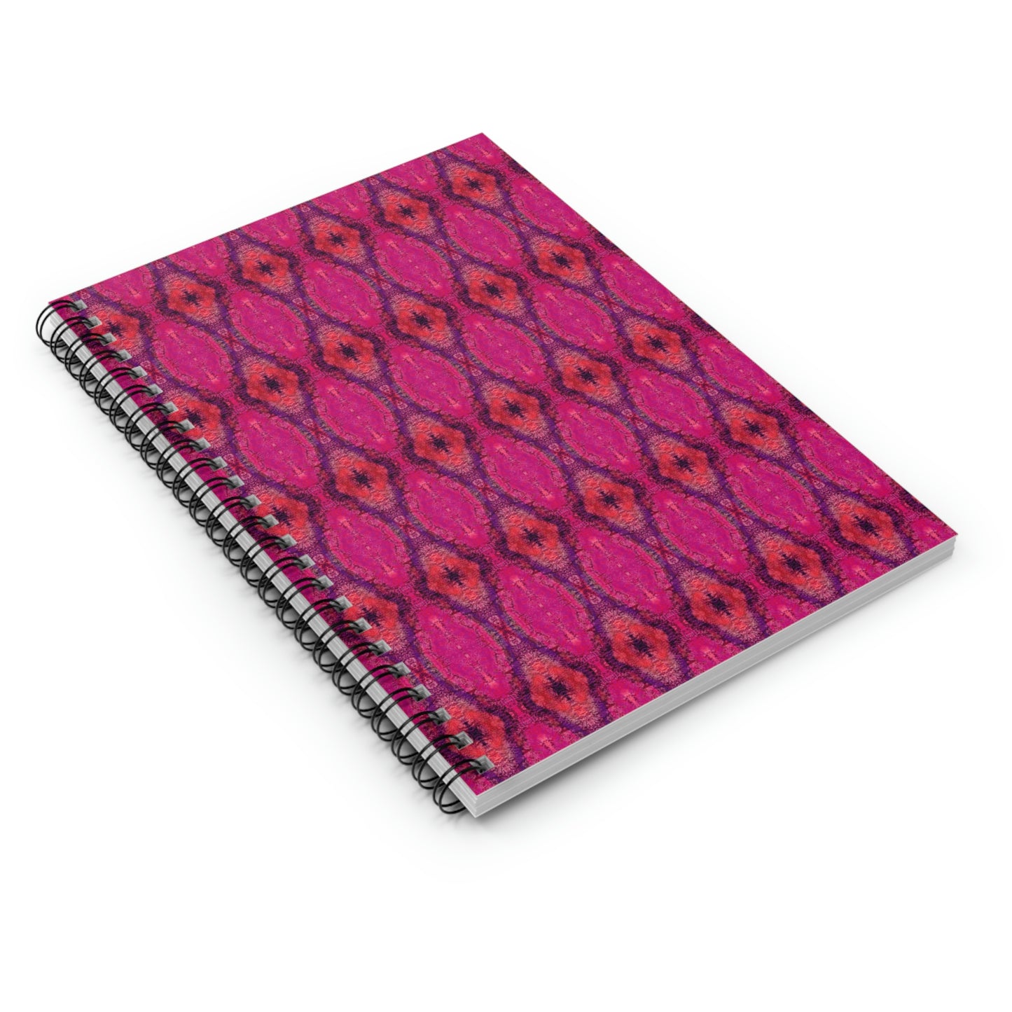 Magenta Daze, Hypnotic Pink Spiral Notebook - Ruled Line