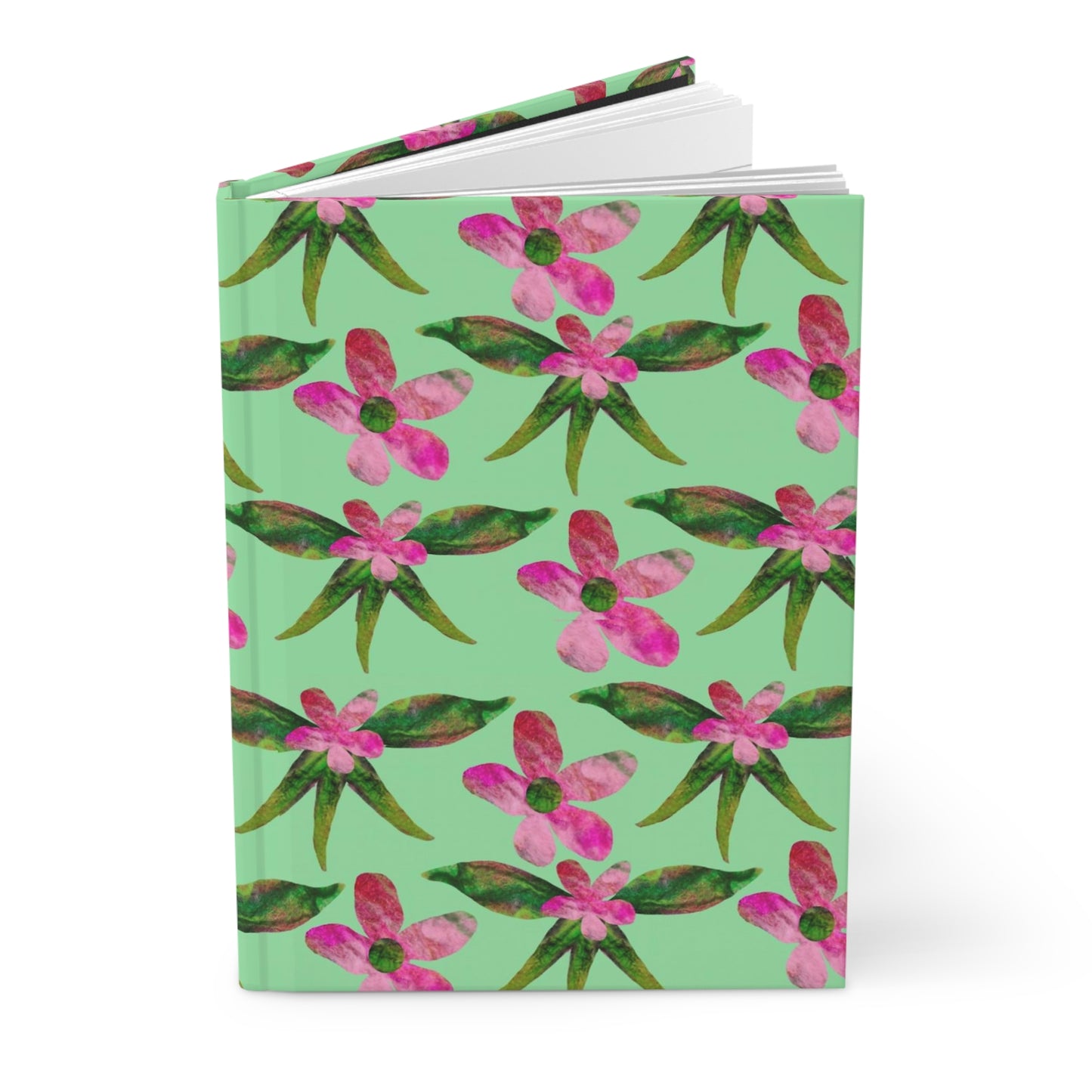 Tropical Flowers Hardcover Journal Matte