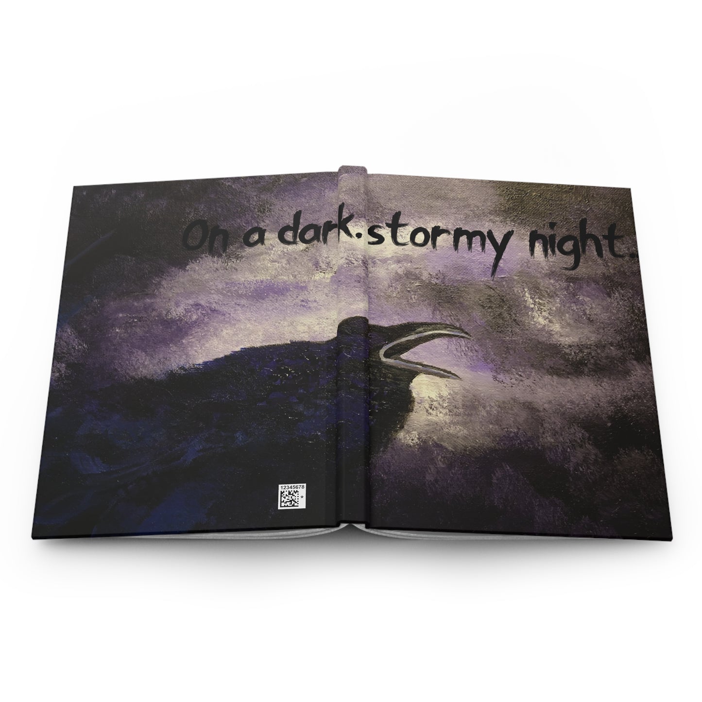 On a Dark, Stormy Night Hardcover Journal Matte