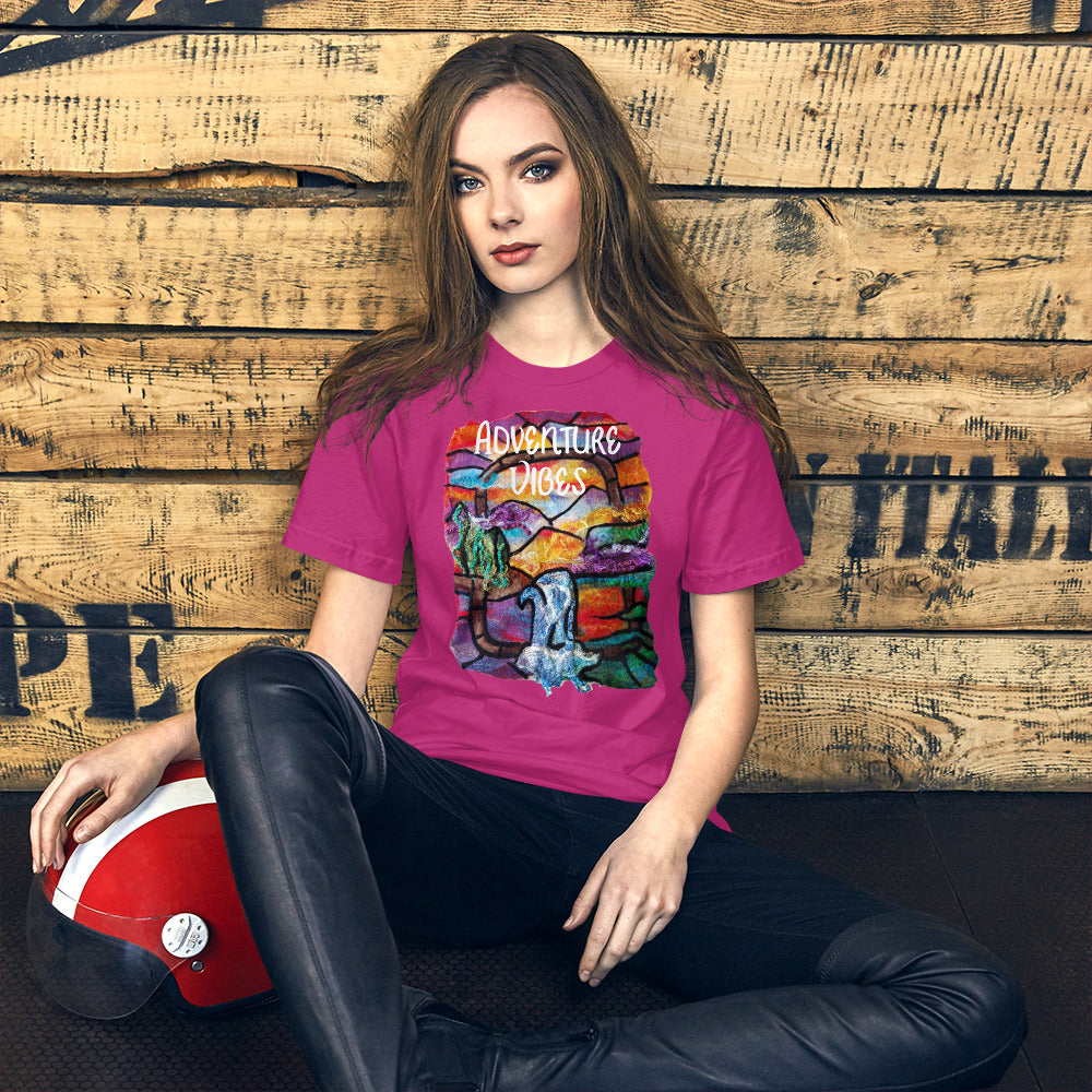 womens tee shirt for motivational ,inspirational, positive travel and adventure planning