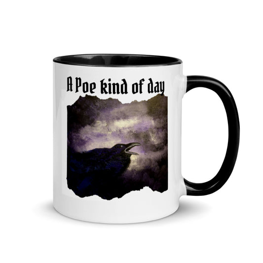 Raven Mug with Color Inside