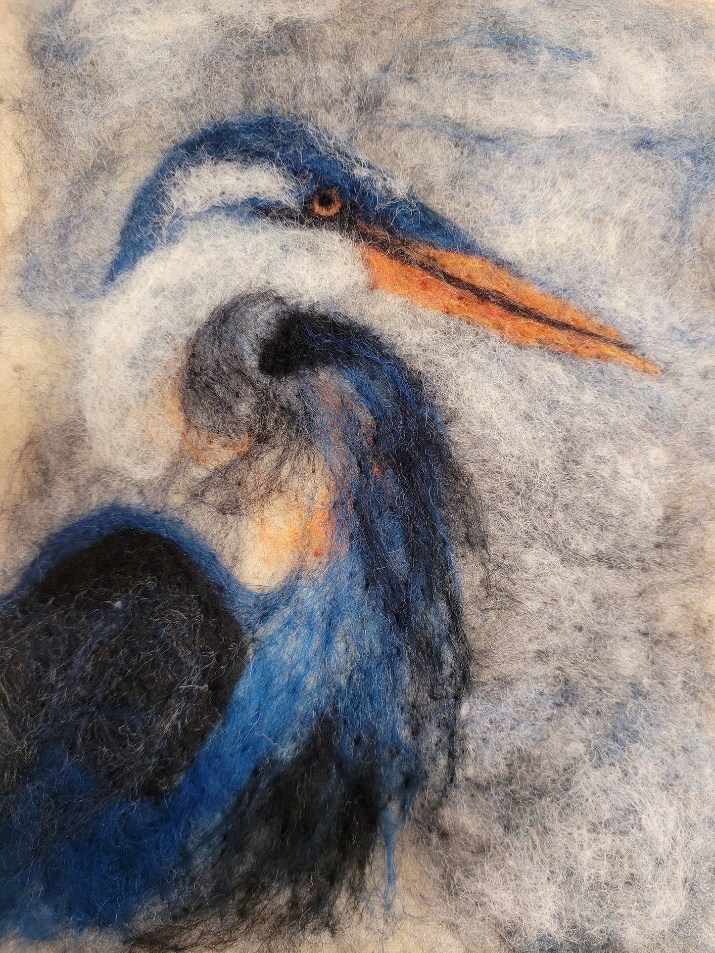 6x8 framed wool paintings