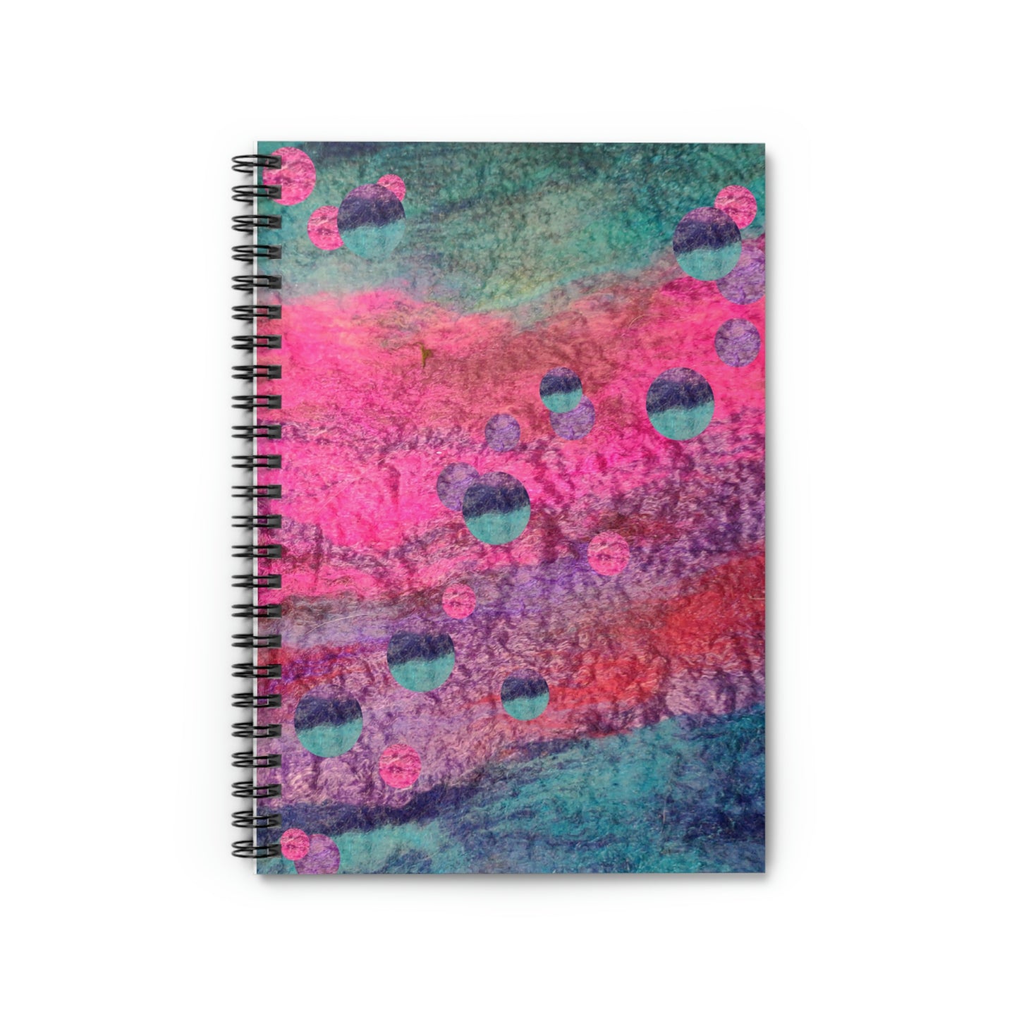 Magenta Daze, Planetary Alignment, Spiral Notebook - Ruled Line