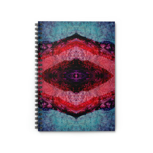 Purple Geode Spiral Notebook - Ruled Line