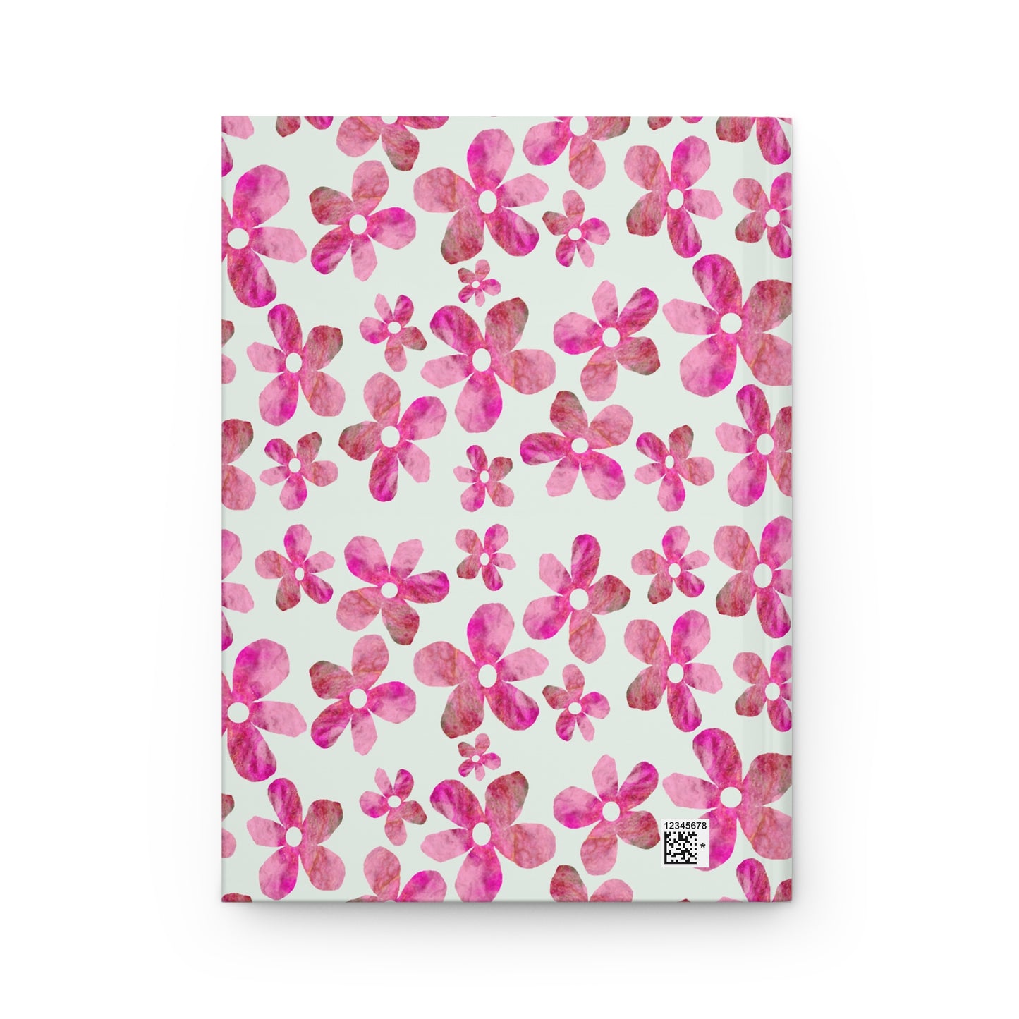 Pink Flowers Hardcover Journal Matte