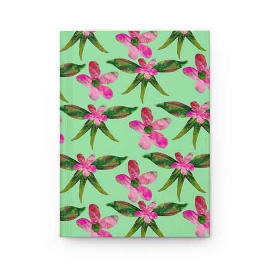 Tropical Flowers Hardcover Journal Matte