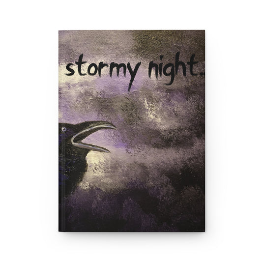 On a Dark, Stormy Night Hardcover Journal Matte