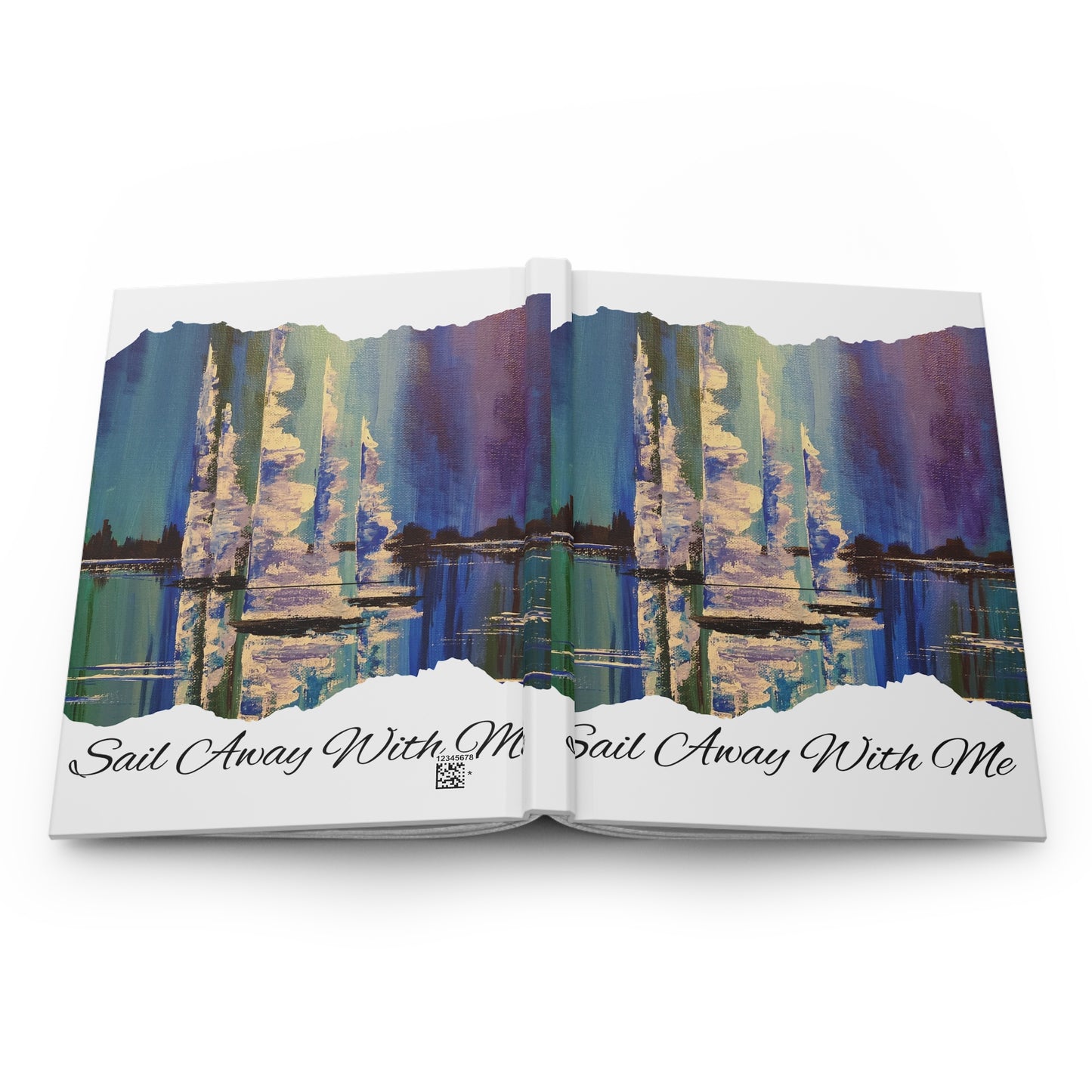 Sail Away With Me Hardcover Journal Matte
