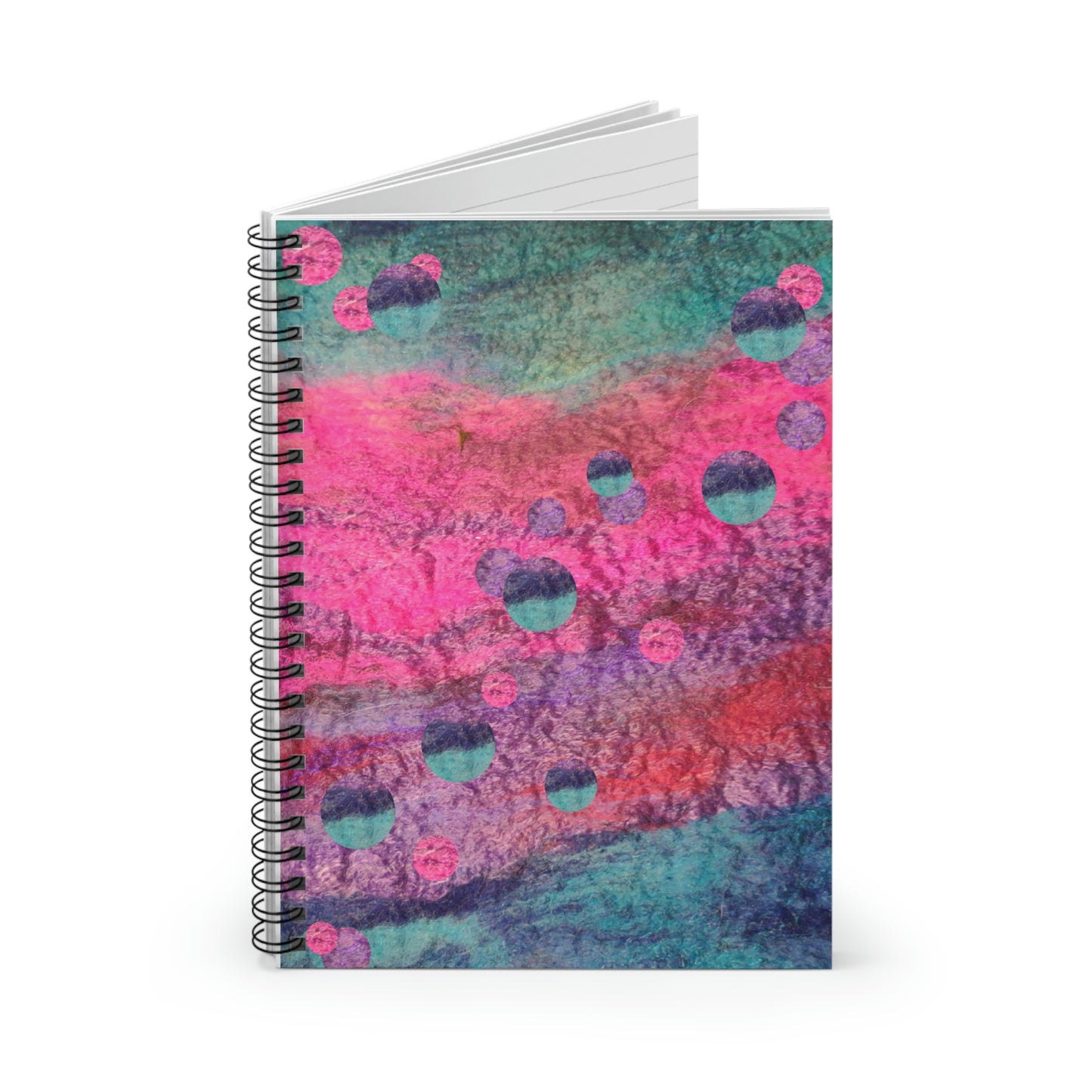 Magenta Daze, Planetary Alignment, Spiral Notebook - Ruled Line