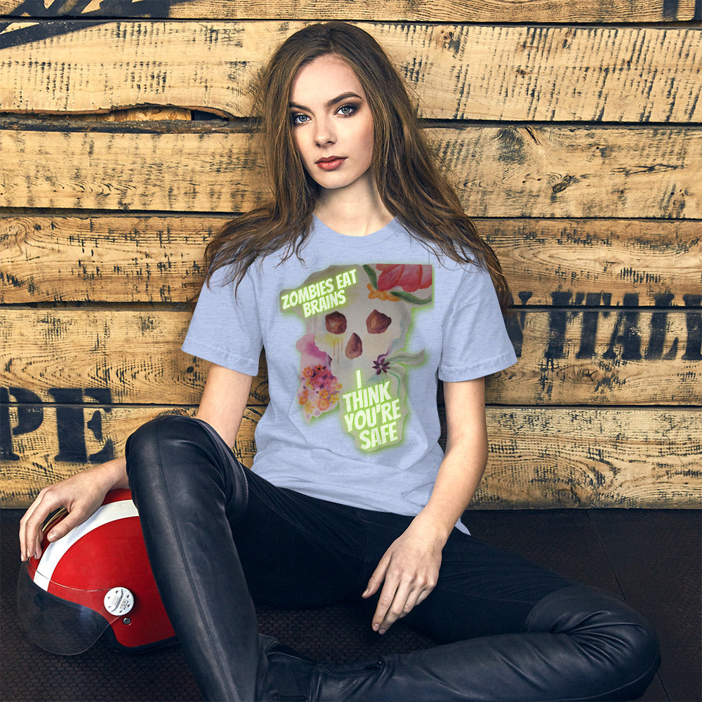 Zombies Eat Brains Short-Sleeve Unisex T-Shirt