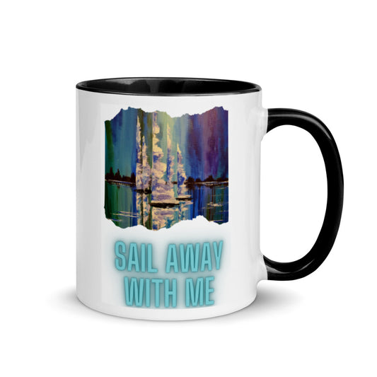 Sail Away Mug with Color Inside